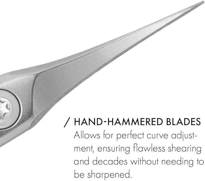 GERMANIKURE Professional Nail Cutter Scissors - FINOX Stainless Steel Nail Scissors - Curved for Nail Tips - Manicure Tools in Cork Case - Ethically Made in Solingen Germany - 4704
