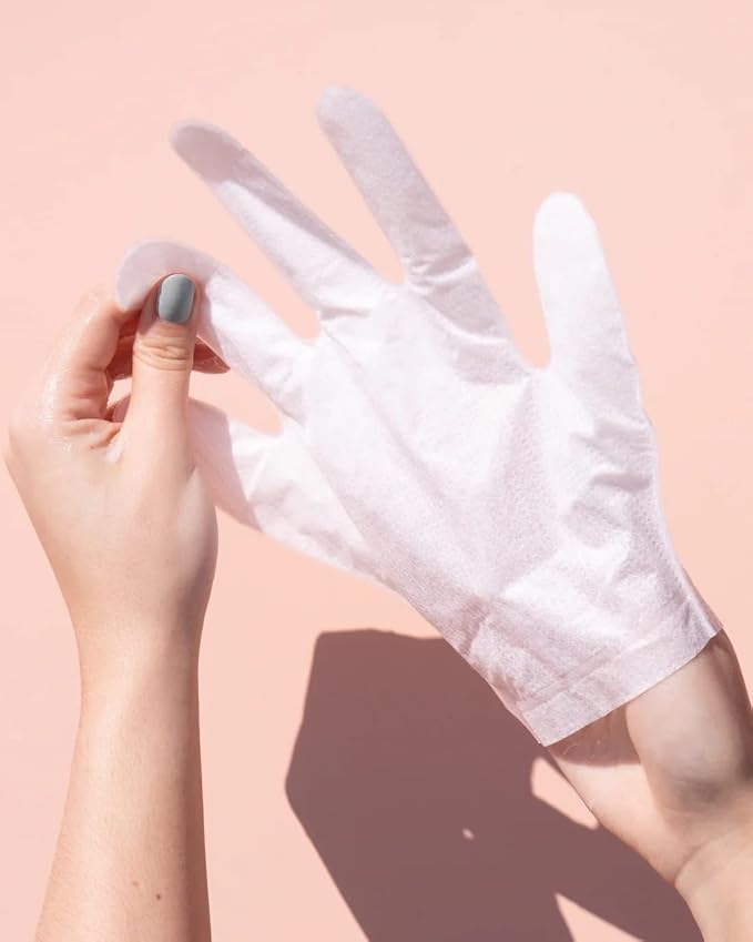SpaLife Intensive Repair Ultra-Moisturizing Hand Masks with Cica, Argan Oil, and Shea Butter to Soothe dry, and Cracked Hands (8 PACK)