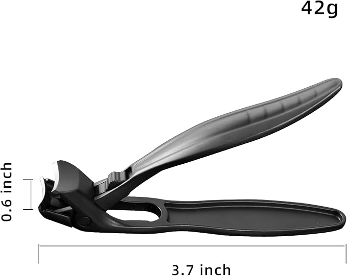 Ultra Wide Nail Clippers, Suitable for The Elderly and Pregnant Women, Professional Sharp Stainless Steel Nail Clippers, Anti Splash self Collecting Nail Room, Suitable for Thick or Hard Nails