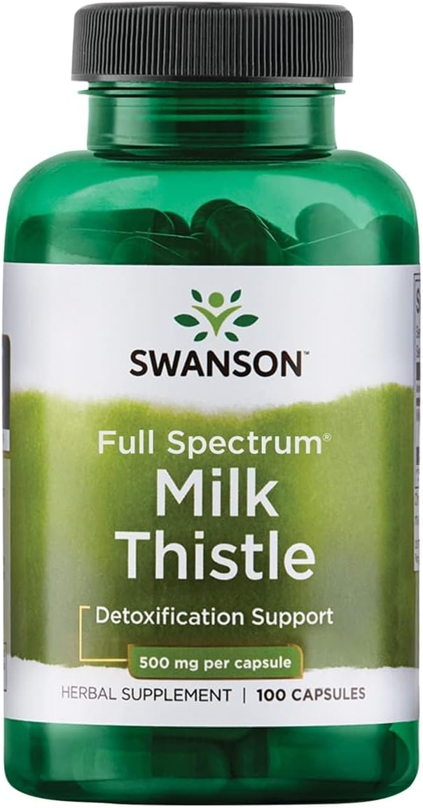 Full Spectrum Milk Thistle 500 mg 100 Caps
