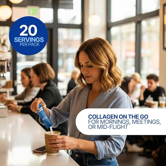 The Intelligent Health Hydrolysed Collagen Powder (Bovine) - High Protein Grass Fed Unflavoured Peptides - Collagen Supplements for Women | Gluten Free, Paleo & Keto Friendly (Stick Pack (30))