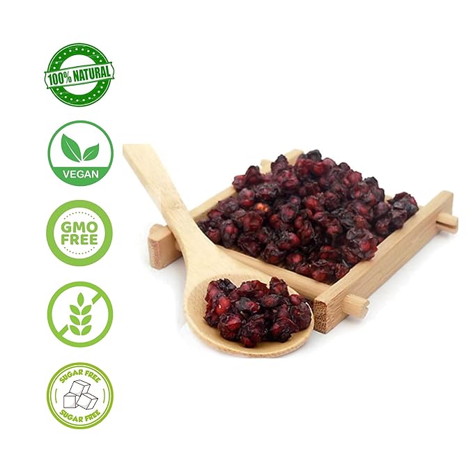 MAYKER Schisandra Berry 8.8OZ (250grams) | Sun-dried Schisandra Berry for Tea | Tart Flavor Base for Beverages, Mocktails