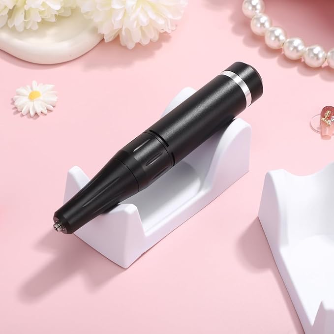 Electric Grinder Handle Holder Stand 2Pcs Plastic Nail Drill Handle Rack for Nail Salon and Home Use Odorless Manicure Tool Organizer