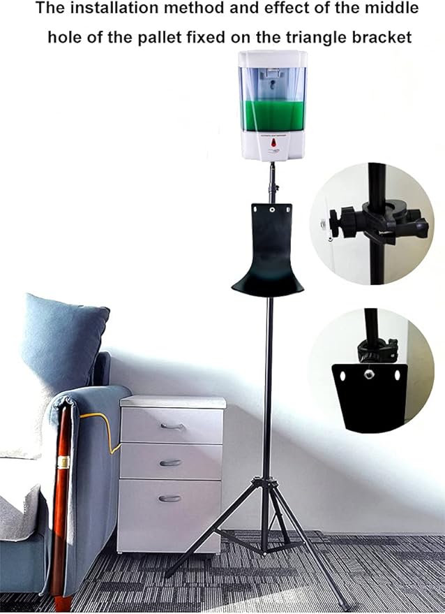 4 Pcs Drip Tray for Wall Mounted Soap Dispenser, Prevent Dripping and Spraying, Dispenser Stand, Black