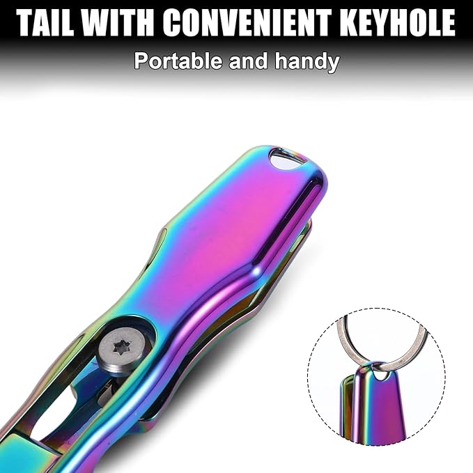German Nail Clippers for Men, Ultra Sharp Heavy Duty Nail Clippers for Thick Nails with Wide Mouth, Portable Anti Splash Stainless Steel Finger Nail Clippers with Catcher for Women Seniors (Colorful)