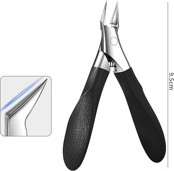 Upgrade Toenail Clipper for Thick Ingrown Nails Professional Podiatrist Curved Blade Nail Clippers Tool for Seniors Men Women