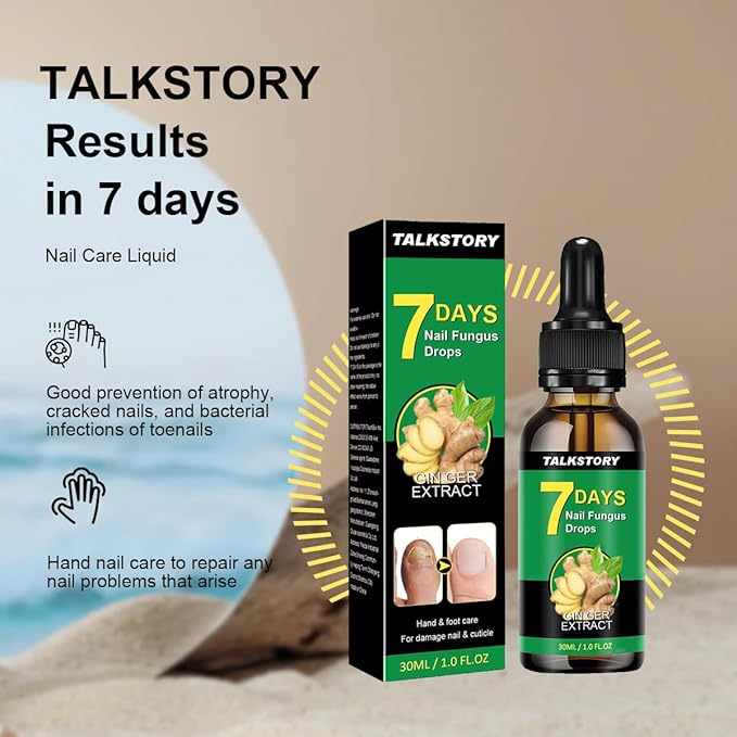 1 Pcs 7 Days Ginger Nail Treatment Nail Serum, Ginger Cuticle Care Oil for Nails, GingerNail Care Essential Oil for Strengthen & Promote Nails Growth