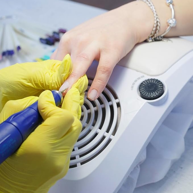 10Pcs White Non-Woven Nail Art Dust Suction Collector, Dust Collector Bags, Replacement Bag for Nail Art Equipment, Durable, Bags for Nail Salon