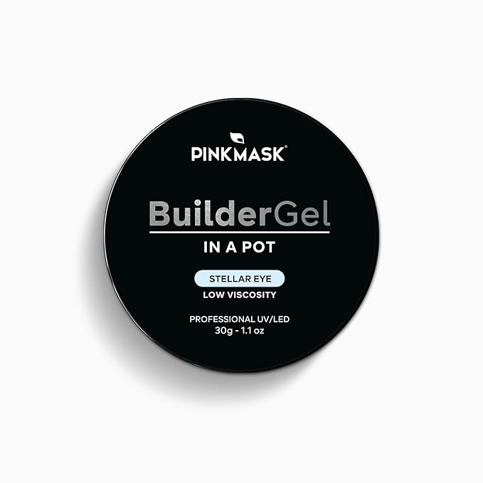 Builder Gel in a Pot 30g Stellar Eye, Nail Extension/Strengthener in a Jar, Sculpting Gel UV/LED