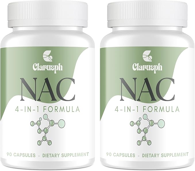 High Dose NAC Supplement 1200mg | N-Acetyl Cysteine Amino Acid Supplement for Respiratory | Antioxidants Supplements for Overall Well-Being | 180 Capsules