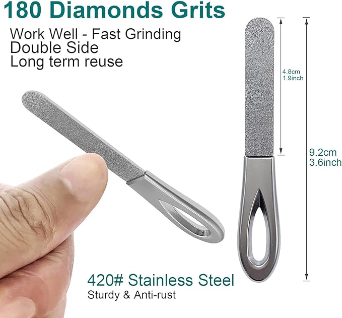 Straight Nail Clippers for Men Heavy Duty Toenail Clippers for Seniors Thick Toenails, Wide Jaw Opening Large Ultra Sharp Fingernail Cutter, Stainless Steel (Flat Edge-S)