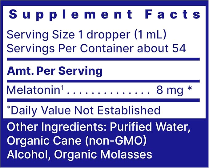 Quantum Nutrition Labs Fermented Melatonin Drops - Melatonin Liquid for Adults, Sleep Support, Made with Organic Ingredients, Vegan Friendly - 2 Fl Oz (54 Servings)