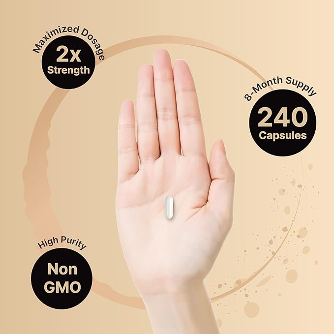High Potency Zinc Picolinate 100mg - 240 Capsules, Bioavailable Form of Zinc for Immune Support and Skin Health - Non-GMO and Gluten