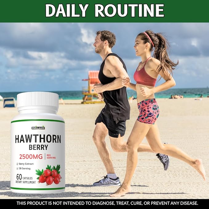Hawthorne Berry Supplement | Hawthorne Berry | Hawthorn Berry Capsules for Men & Women | 300 Capsules