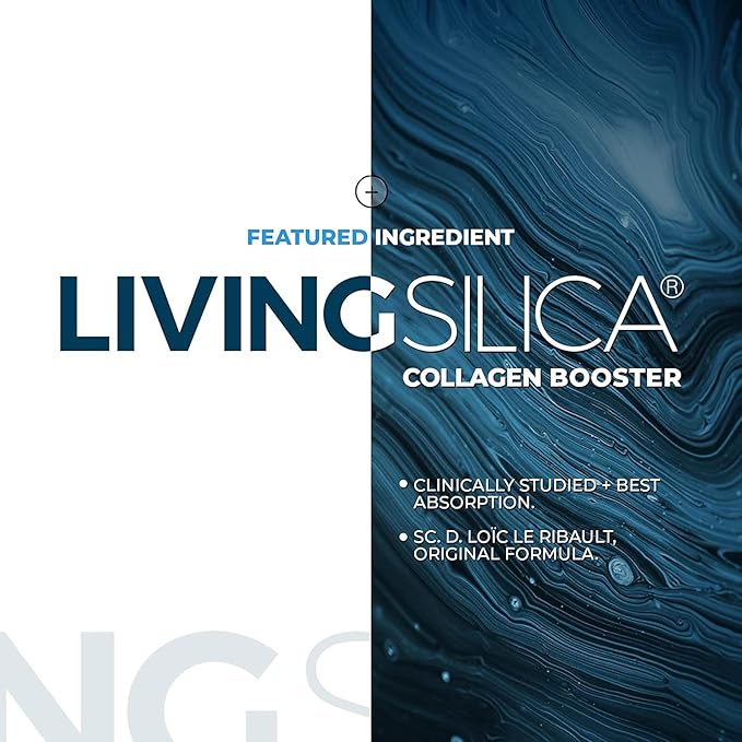 Orgono Living Silica Kit | Mineral-Based Collagen Booster Liquid & Concentrate Drops (Travel Size) | Vegan | Supports Joint & Bone Health, Collagen & Elastin Production, Glowing Skin.