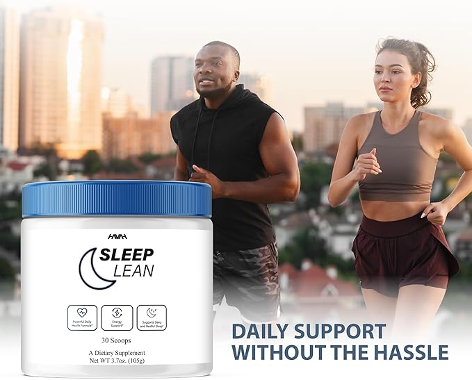 Sleep Lean Supplement Sleep Lean Advanced Formula, Sleep Lean Powder Advanced Overall Health Formula Supplement, Sleep Lean Premium Rest and Overall Wellness Support (3.7oz / 105g)