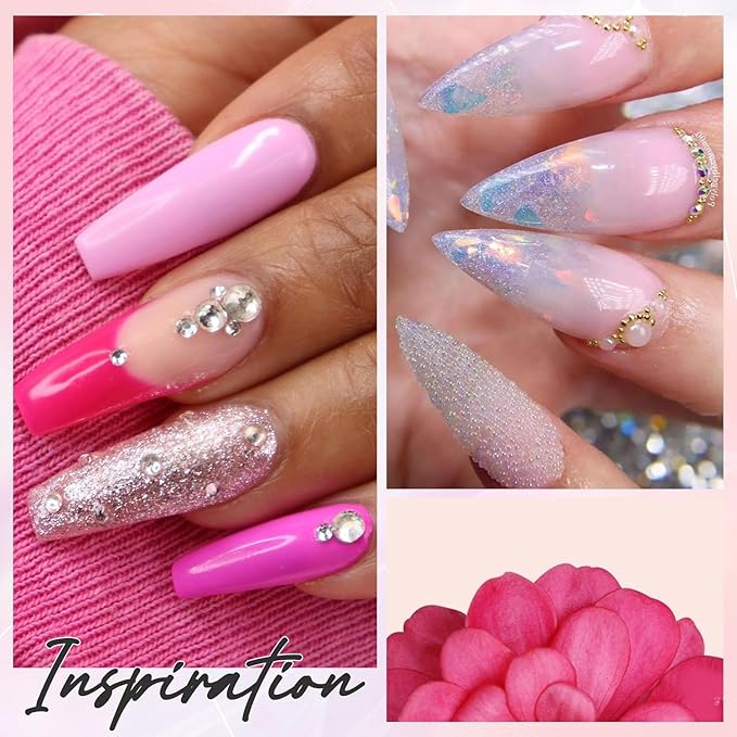 Makartt Poly Nail Gel-50ML Soft Pink Color, Strong Builder for Extension Overlay Strengthener 3D Diy, Long-lasting for Nails French Manicures Home Salon-Calla Lily
