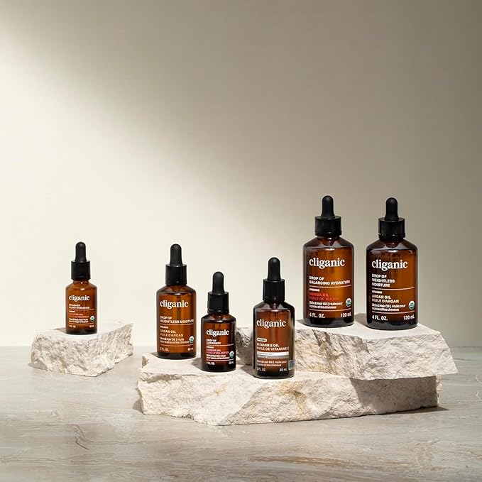 Cliganic Pure Vitamin E Oil for Skin, Scars, Hair & Face - 120,000 IU, Non-GMO Verified | Natural D-Alpha Tocopherol