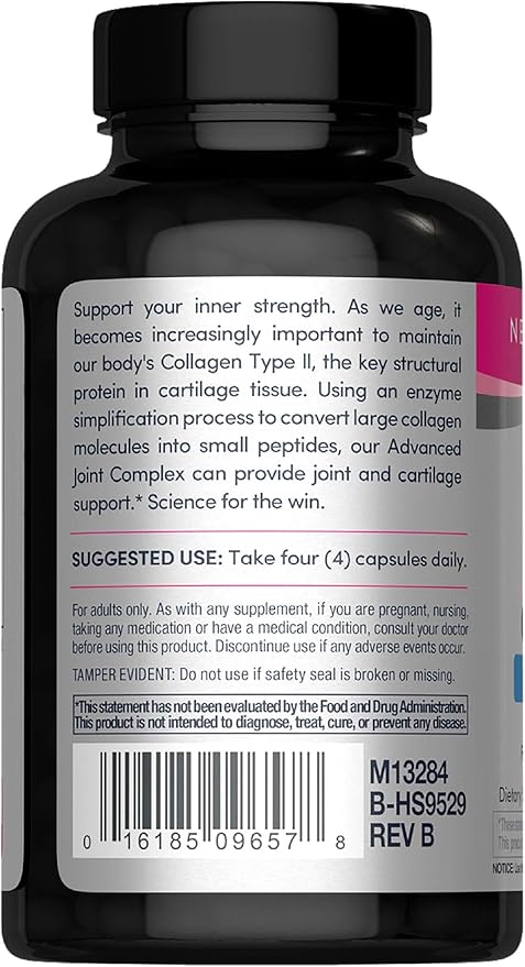 NeoCell Joint Complex Supplement | 120 Capsules | Plus Hyaluronic Acid | Collagen Type II