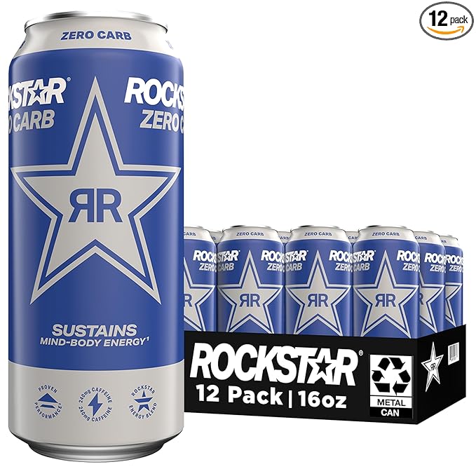 Rockstar Zero Carb 16oz 12pk