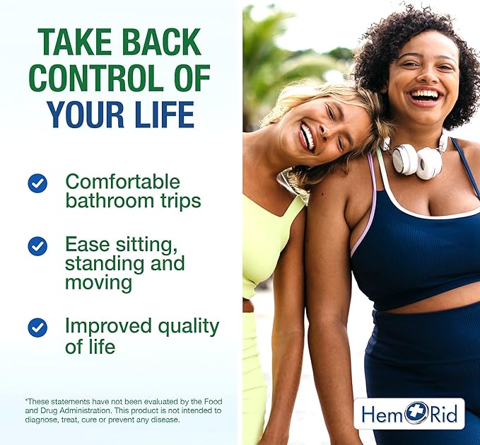HemRid Complete Hemorrhoid Care System โ Potent 5% Lidocaine Cream for Rapid Topical Comfort, Max Ultra Capsules for Ongoing Vascular Health and Circulatory Support