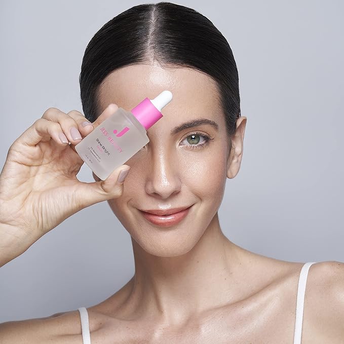JESS BEAUTY | Skin Care Shine Bright Serum Niacinamide Face Moisturizer Minimizes Pores | Skincare Face Cream 1 fl. oz