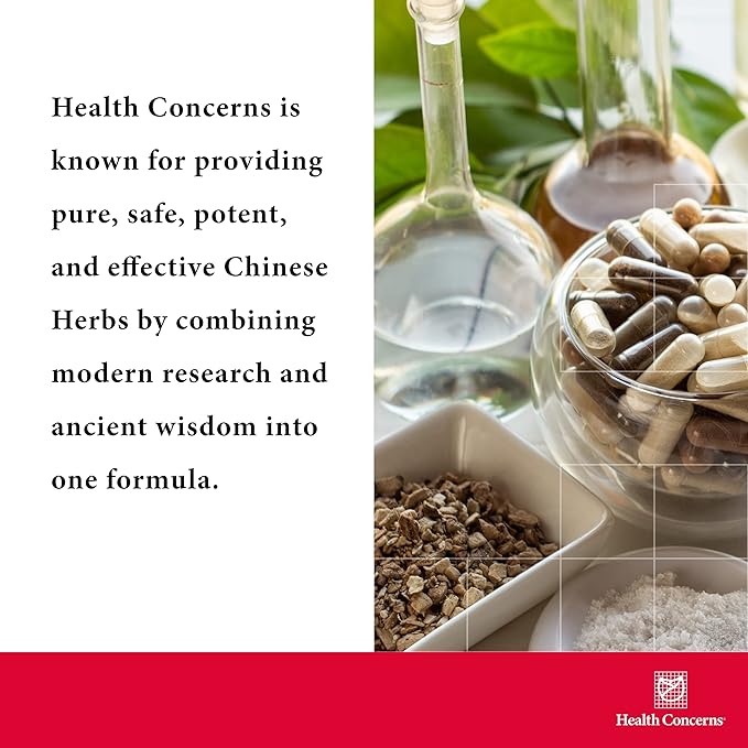 Health Concerns Lily Bulb Formula – Dry Cough, Throat, Nose & Lung Support – Chinese Herbal Formula – Licorice, Rehmannia, Astragalus, Fritillary – Respiratory Relief Supplement – 90 Capsules