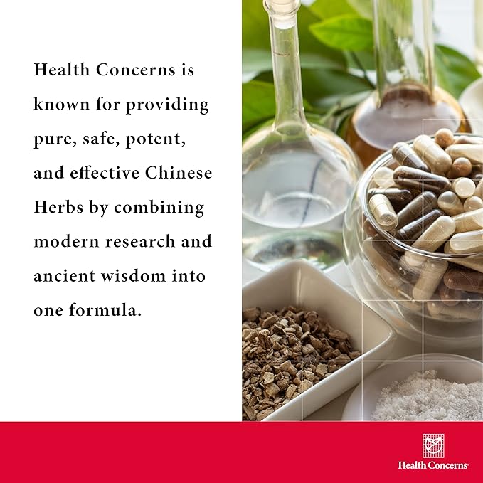 Health Concerns Power Mushrooms – Immune System & Natural Energy Support – Adaptogenic Mushroom Supplement with Reishi, Tremella, Maitake, Poria – Traditional Chinese Herbal Supplement - 90 Capsules