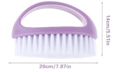 1Pc Purple Hand Nail Brushes,Heavy Duty Nail Brushes for Cleaning Fingernails Nylon Firm Stiff Bristles Deep Clean Scrubber for Mechanics Gardeners Hand Under Nails Toes,Tools and Accessories