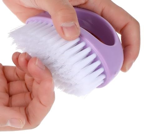 1Pc Purple Hand Nail Brushes,Heavy Duty Nail Brushes for Cleaning Fingernails Nylon Firm Stiff Bristles Deep Clean Scrubber for Mechanics Gardeners Hand Under Nails Toes,Tools and Accessories