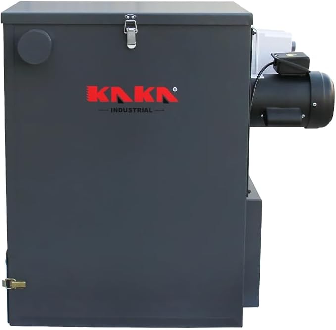 KAKA INDUSTRIAL Dust Collector, 494 CFM Cyclone Dust Vacuum System with 110V Single Phase Motor, Under 85dB Low Noise, Aluminum Construction, DVS-14 for Woodworking and Workshop