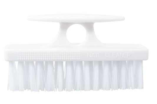 Superio Nail Brush for Cleaning Fingernails, Nail Scrubber Brush, Toe Foot Hands Fingernail Brush Cleaner- Small Scrub Brush- All-Purpose Stiff Cleaning Brush for Home, Kitchen, Work, White