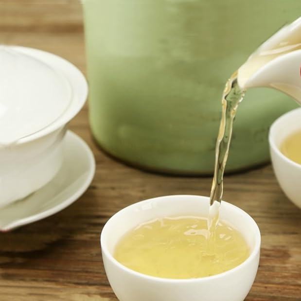 HOYNISE - Jasmine Green Tea Loose Leaf - Zero Bitterness - No Artificial Flavorings & Additives - Caffeinated Loose Leaf - Enjoy Hot or Iced, 100g/3.5oz