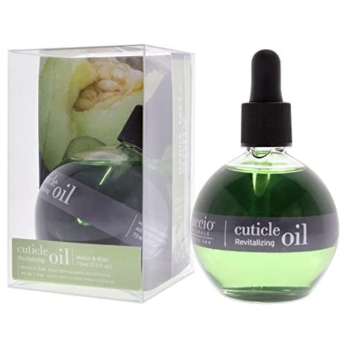 Cuccio Naturale Cuticle Oil – Hydrating Treatment with Melon & Kiwi for Dry Cuticles & Stronger Nails – Lightweight Formula, 2.5 oz