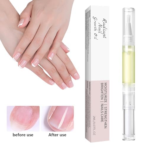 Cuticle Oil Pen - Nail & Cuticle Care with Vitamin E & Jojoba, Moisturizing & Softeningfor Dry Cuticles, Easy Brush Applicator for At-Home & On-the-Go Nail Care