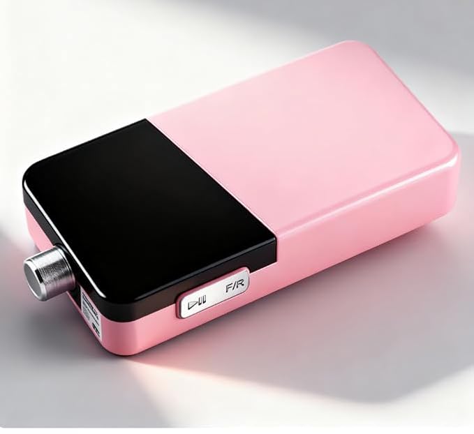 Electric Nail Drill Machine,Lumcrissy Colorful Rechargeable 35000 RPM Nail Drill Portable E-File with Detachable Battery,Portable Electric Acrylic Nail Tools ,Polishing,Nail Removing (Pure Pink)