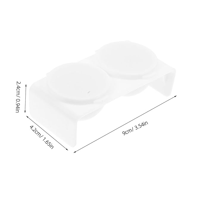 Double Nail Supply Cup Nail Brush Cleaning Bowl Soaking Bowl Dappen Dish Lid Monomer Dish