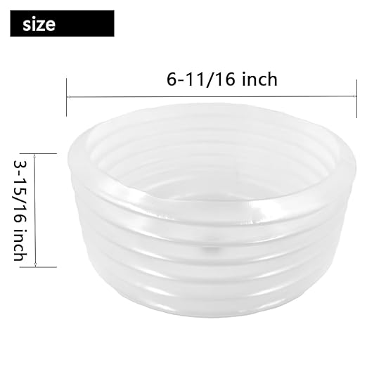 Hole Saw Accessory 170mm Dust Collector Bowl, LAIWEI Hole Cutter Dust Collector Bowl, Hole Saw Dust Collector for mounting recessed fixtures for All Hole saws with Cutting diameters Less Than 165mm.