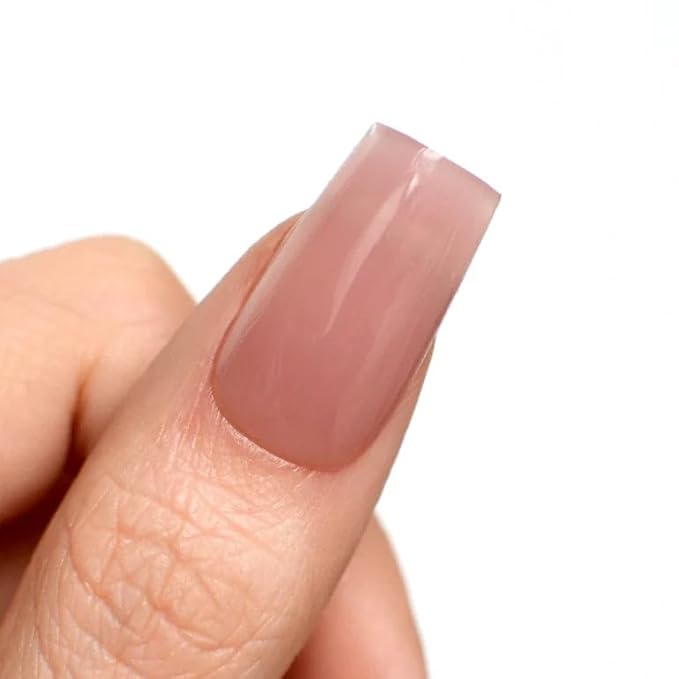 PINK MASK Easy Gel 2oz 60g-Antique Rose, Professional Builder Enhancement Gel-Quick Nail Extension for Beginner DIY, Nail Strengthener-Long Lasting-Salon Quality-Thickening Solution