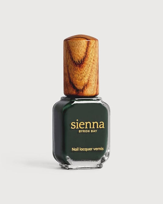 Sienna Byron Bay Olivia, Olive Green Nail Polish, Long-Lasting, Vegan & Cruelty-Free, 10ml – .34 fl oz.