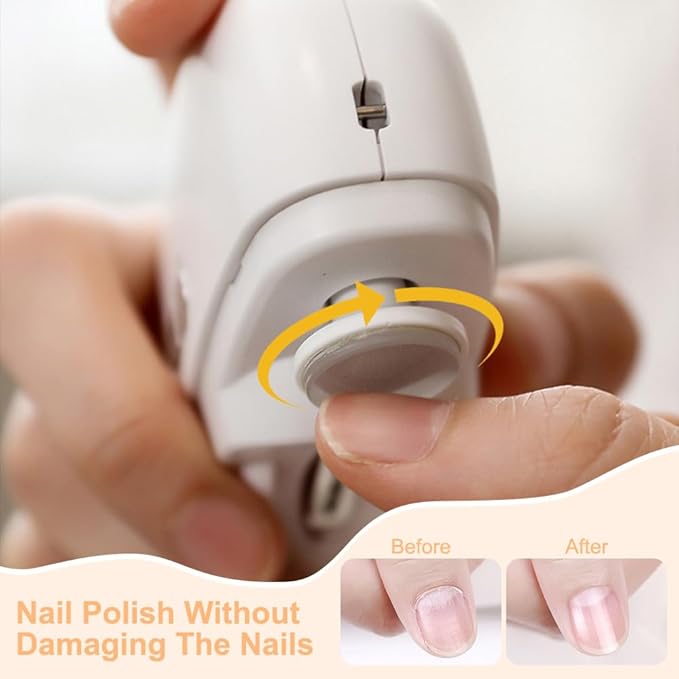 Electric Nail Clipper,Toenail Clippers for Seniors,2026 2 in 1 Automatic Nail Trimmer with Polishing,Fingernail Clipper for Men Women Kids Baby Adults (Purple)