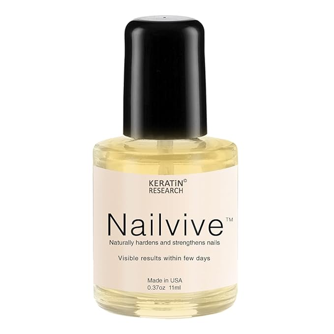NAILVIVE Nail Serum Powerful Natural Keratin Nail Treatment Silk Proteins Proven Natural Formula Strengthening Hardening nails Instantly Prevents Splits Chips Peels Cracks on Your Nails (Bonus Pack!)