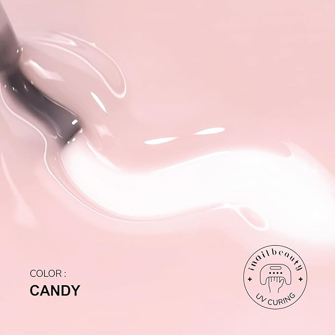 Hema Free 4 in 1 Builder Gel, Hema Free Growing Gel, Strengthens Damaged Thin Nails, Gift for Women Home Salon, Builder Base for Thickening & Repair LED UV Curing