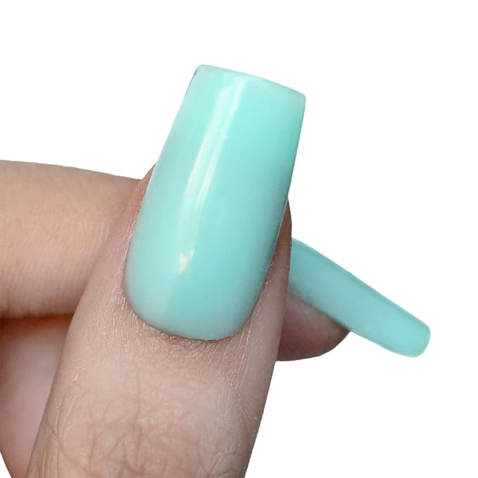PINKMASK Easy Gel 2oz 60g- Soft Turquoise, Professional Builder Enhancement Gel-Quick Nail Extension for Beginner DIY, Nail Strengthener-Long Lasting-Salon Quality-Thickening Solution