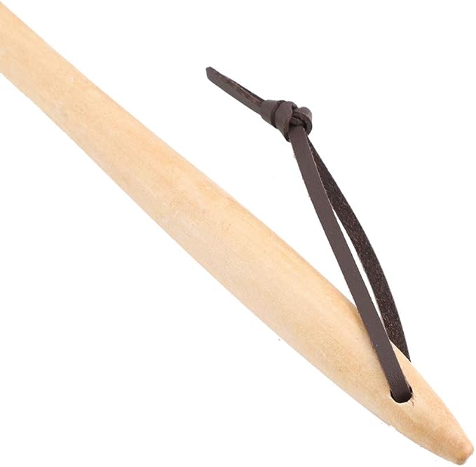 Duster, 22'' Super Soft Handmade Washable Non-electrostatic Duster Easy Efficient Dusting with Wooden Handle (Brown)