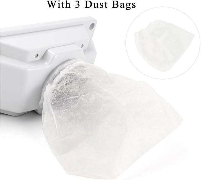 13-Watt Powerful Table Nail Dust Collector, High-Efficiency Vacuum Suction System for Acrylic Gel Nail Polishing, Manicure Tool Featuring Dust Bag for Salon & Home Use