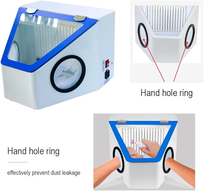 Dust Collector Extractor with Shadowless Lamp for Sandblasting and Grinding Vacuum Cleaner JG-220