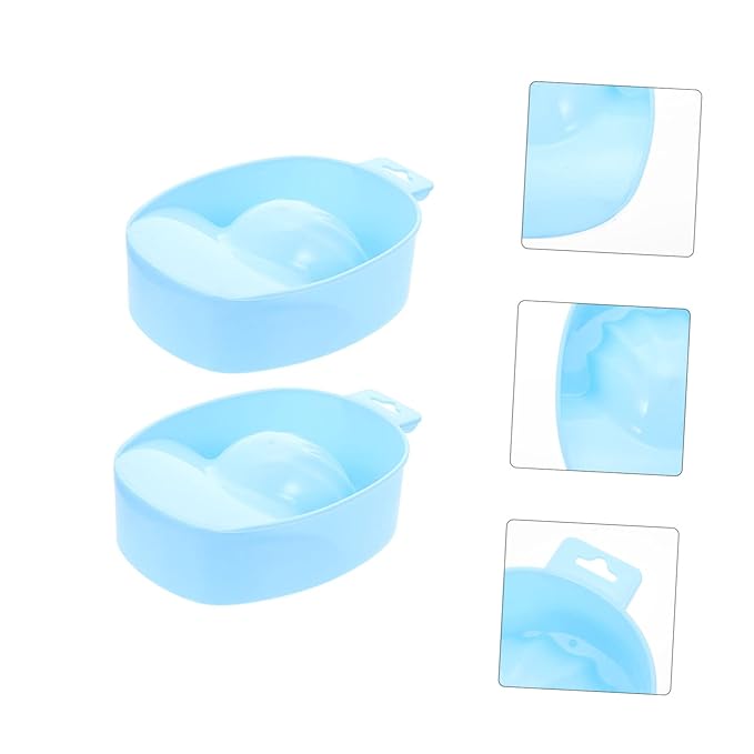 Deep Manicure Soaking Bowl Nail Soaking Bowl Set Dampen Dish for Hands Safe for Use