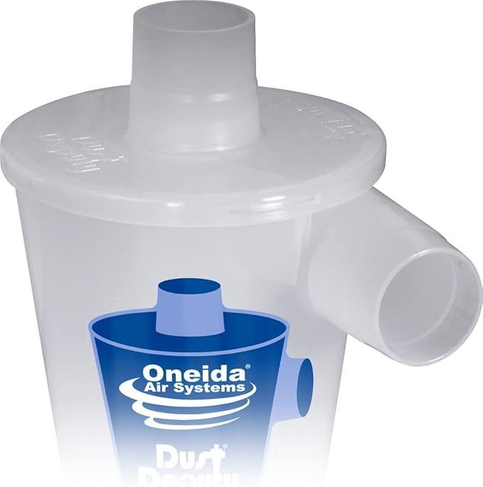 Dust Deputy Plus Anti-Static Retrofit Cyclone Separator Kit for Wet/Dry Shop Vacuums with Collapse-Proof Bucket Lid and Hose (DD Plus)