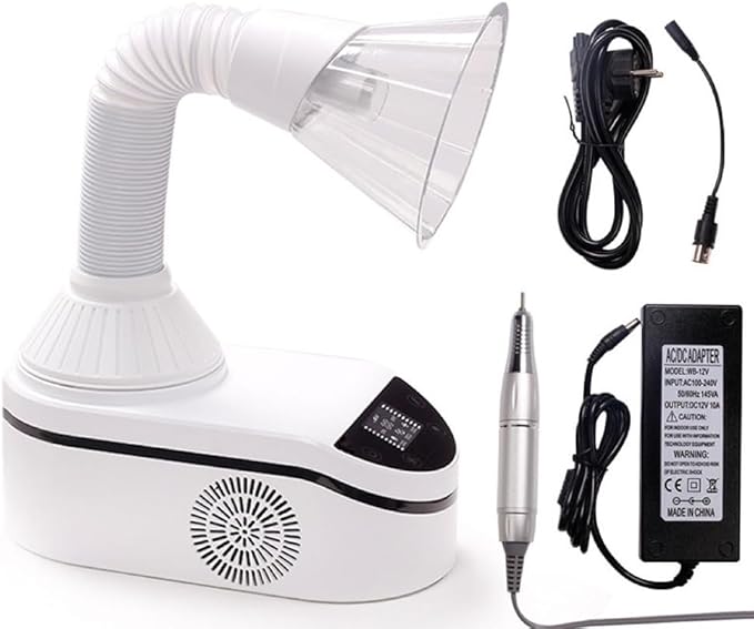 Professional 2 in 1 230W Nail Dust Collector Electric Nail Drill Machine (Vacuum Cleaner+Nail Drill Pen)